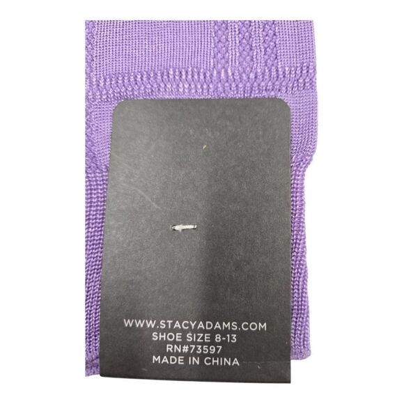 MEN'S STACY ADAMS SILKY DRESS SOCKS. BASIC COLORS. - Picture 3 of 3